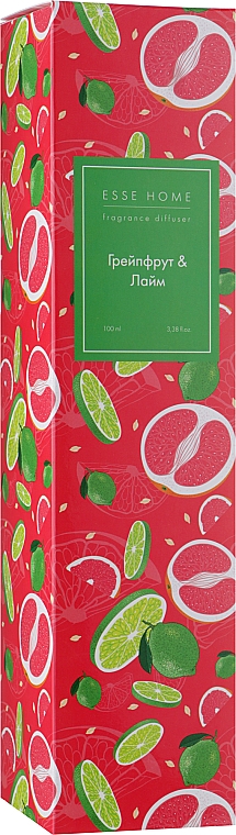 Аромадифузор "Грейпфрут & лайм" - Esse Home Fragrance Diffuser — фото N1