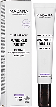 Духи, Парфюмерия, косметика Крем против морщин вокруг глаз - Madara Cosmetics Time Miracle Wrinkle Resist Eye Cream