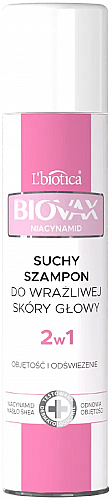 Сухий шампунь - Biovax Niacynamid — фото N1
