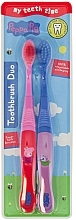 Набор - Nickelodeon Peppa Pig Toothbrush Set (toothbrush/2pcs) — фото N1