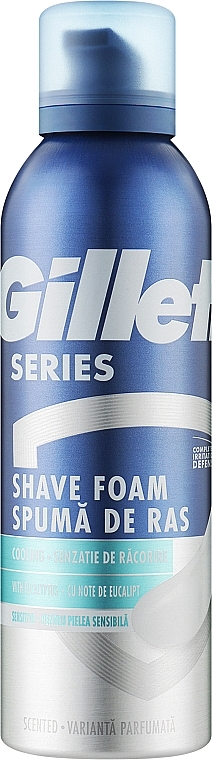 Охлаждающая пена для бритья - Gillette Series Sensitive Cool