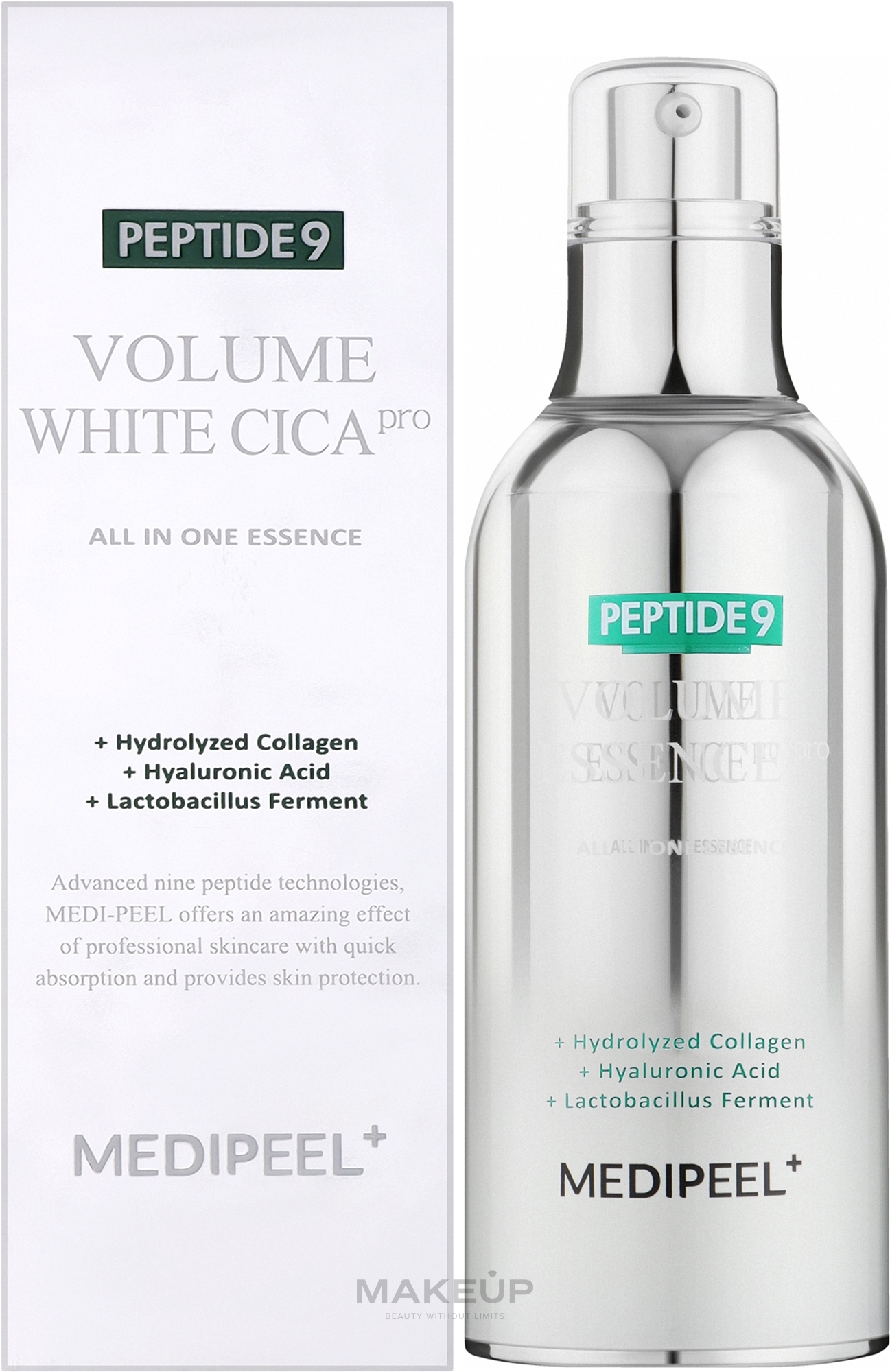 Есенція з пептидами для освітлення шкіри обличчя - Medi-Peel Peptide 9 Volume White CICA Essence Pro — фото 100ml