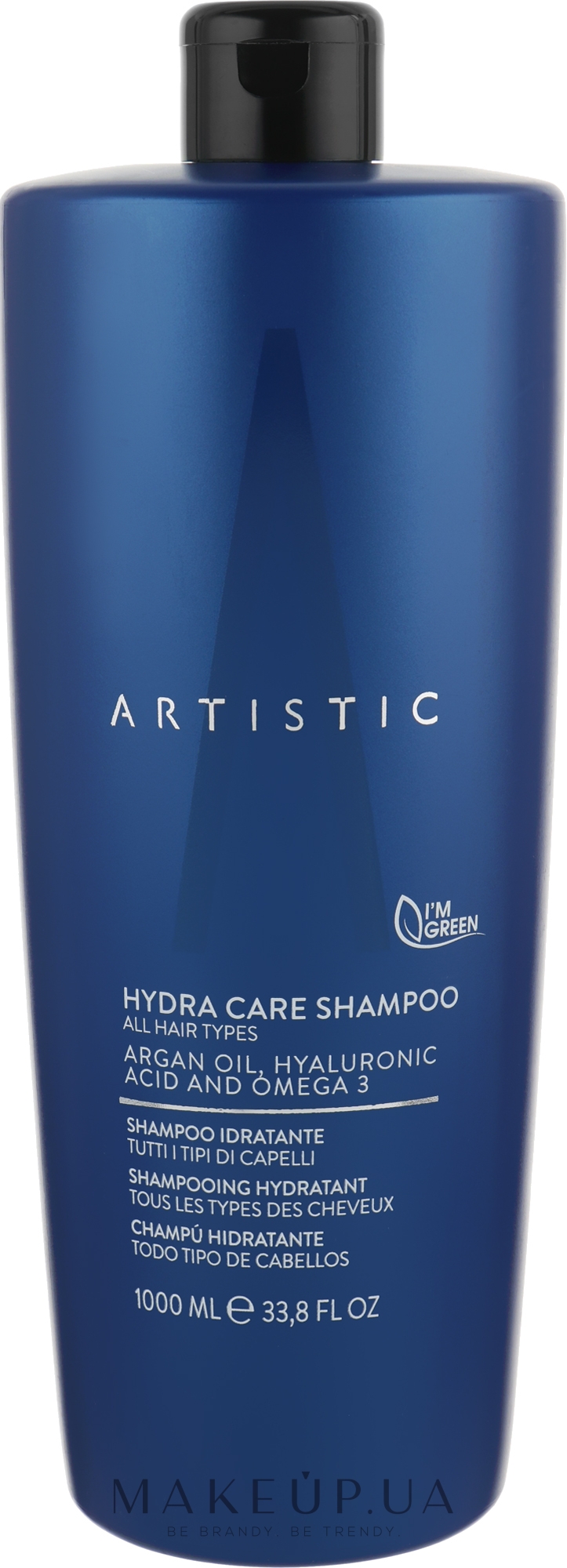 Зволожувальний шампунь для волосся - Artistic Hair Hydra Care Shampoo — фото 1000ml