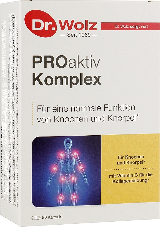 УЦЕНКА Пищевая добавка для хрящей и суставов - Dr.Wolz PROaktiv Komplex * — фото N1