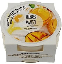 Парфумерія, косметика Ароматична свічка - House of Glam Mango Delight Candle (міні)