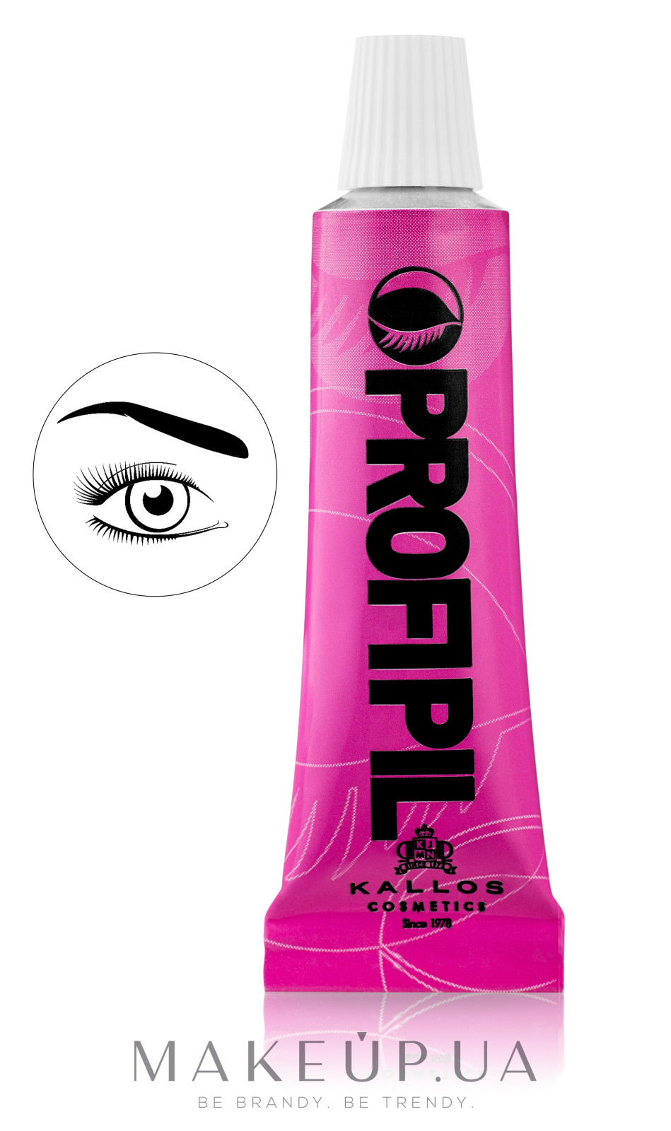 Краска для бровей и ресниц - Kallos Cosmetics Profi Pill Eyelash And Eyebrow Tin — фото 01 - Черный