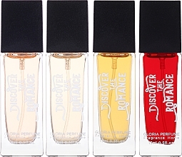 Gloria Perfume Discover The Romance - Набір мініатюр (perfume/4x15ml) — фото N2