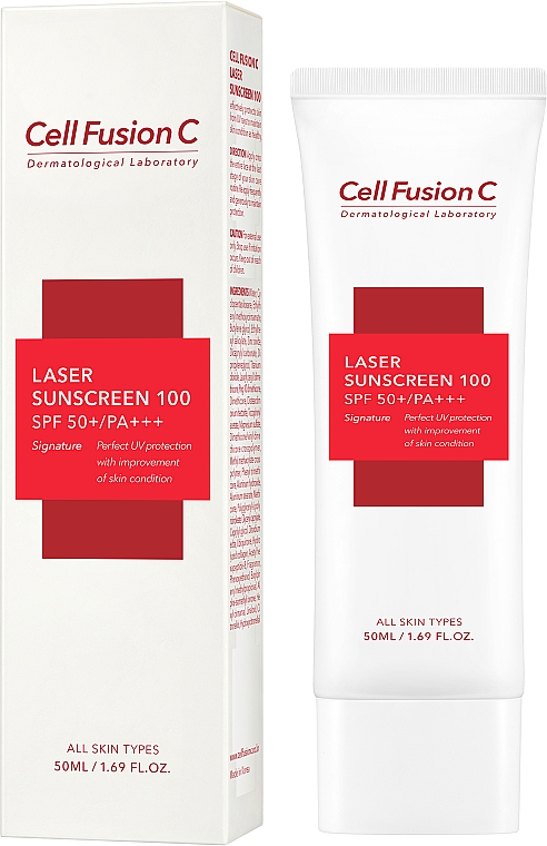 Сонцезахисний крем SPF50+ PA+++ - Cell Fusion C Laser Sunscreen 100 SPF50+/PA+++ — фото N2