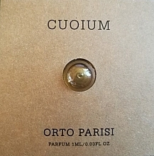 Духи, Парфюмерия, косметика Orto Parisi Cuoium - Духи (пробник)