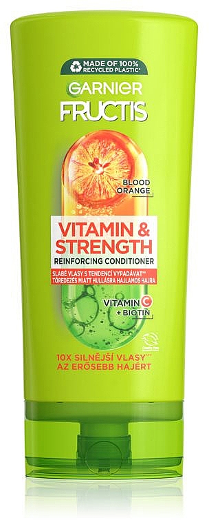 Кондиціонер для зміцнення волосся - Garnier Fructis Vitamin & Strength Reinforcing Conditioner — фото N1