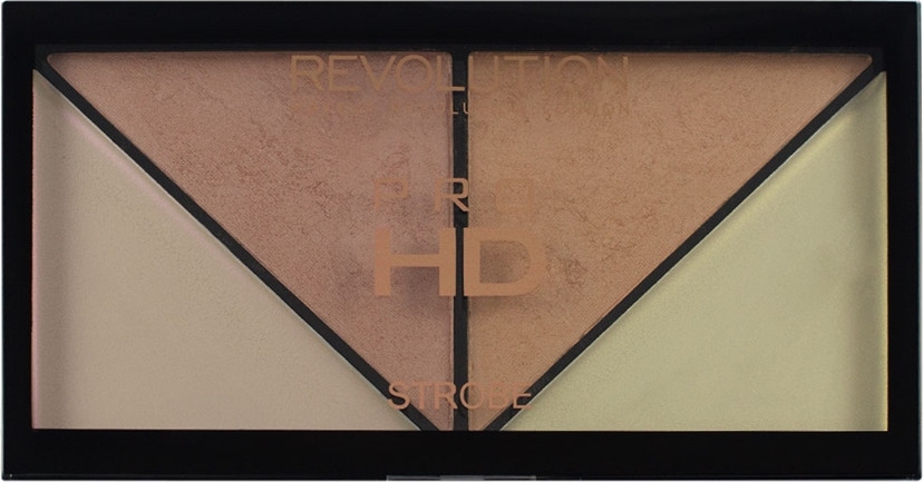 Палетка хайлайтеров для стробинга - Makeup Revolution HD Pro Strobe Revolution — фото N2