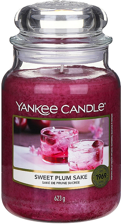 Ароматическая свеча "Сладкое сливовое саке" - Yankee Candle Sweet Plum Sake — фото N2