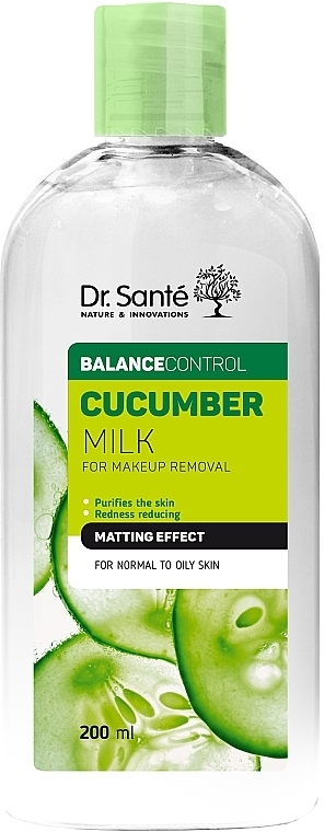 Нормалізуюче молочко для демакіяжу - Cucumber Balance Control
