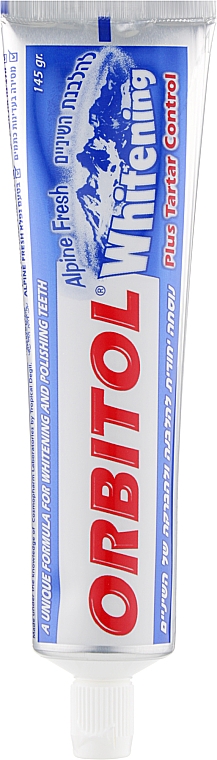 Зубная паста отбеливающая - Orbitol Whitening Toothpaste — фото N1