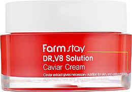 Крем для лица "Икра" от морщин с осветляющим действием - FarmStay DR.V8 Solution Caviar Cream — фото N3