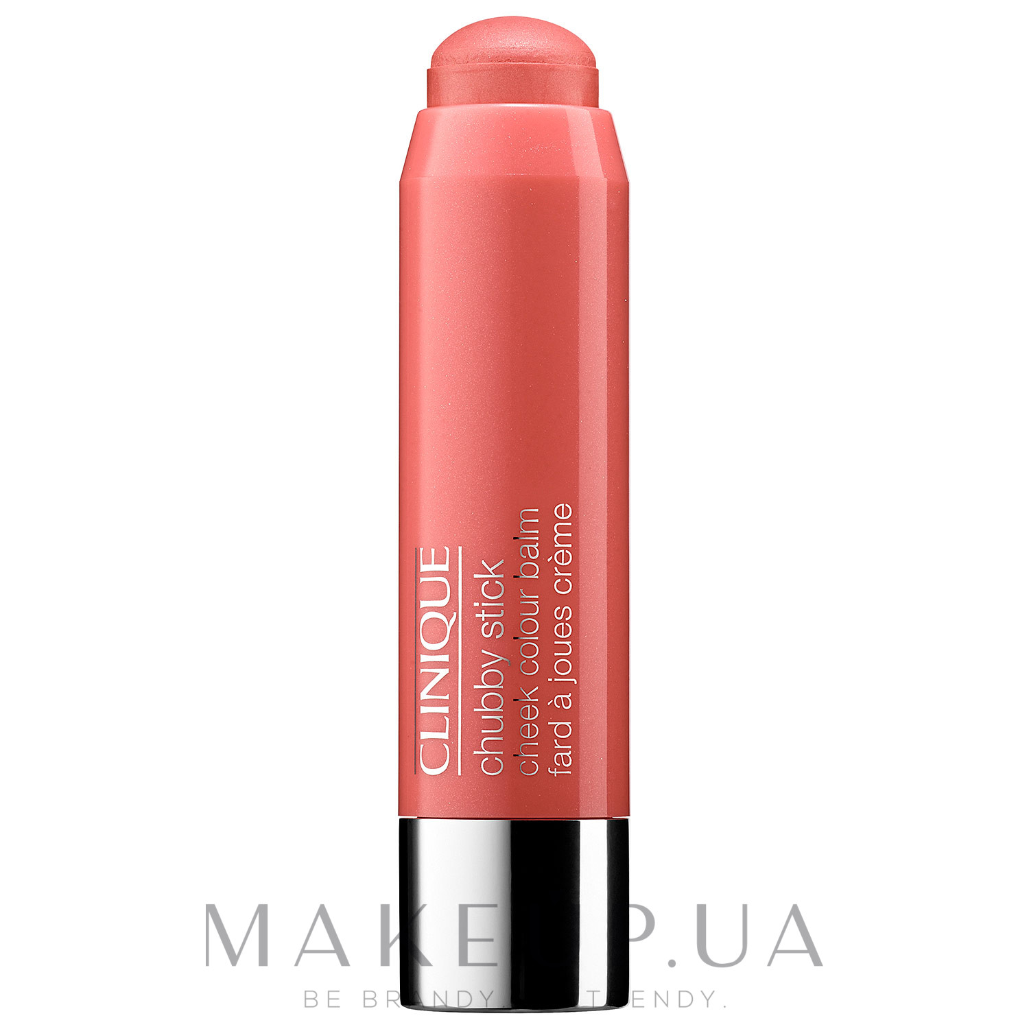 Кремовые румяна в стике - Clinique Chubby Steek Cheek Colour Balm  — фото 02 - Robust Rhubarb