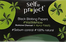 Духи, Парфюмерия, косметика Матирующие салфетки для лица - Maurisse Selfie Project Black Blotting Papers #MattMeNow