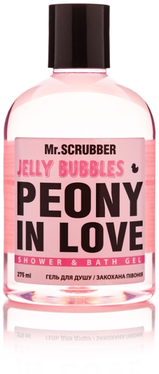 Гель для душу - Mr.Scrubber Jelly Bubbles Peony in Love Shower & Bath Gel — фото N2