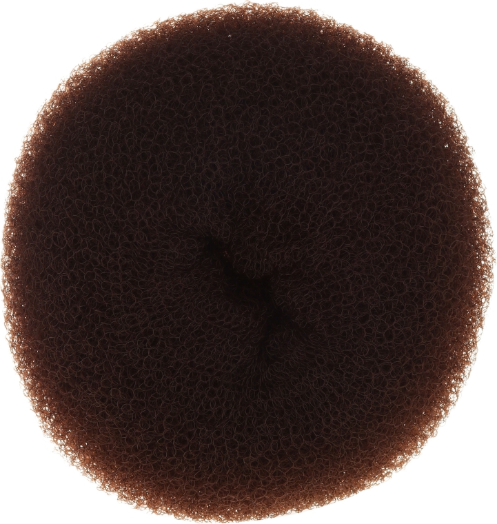 Валик для прически, 15х6.5 см, коричневый - Ronney Professional Hair Bun 053