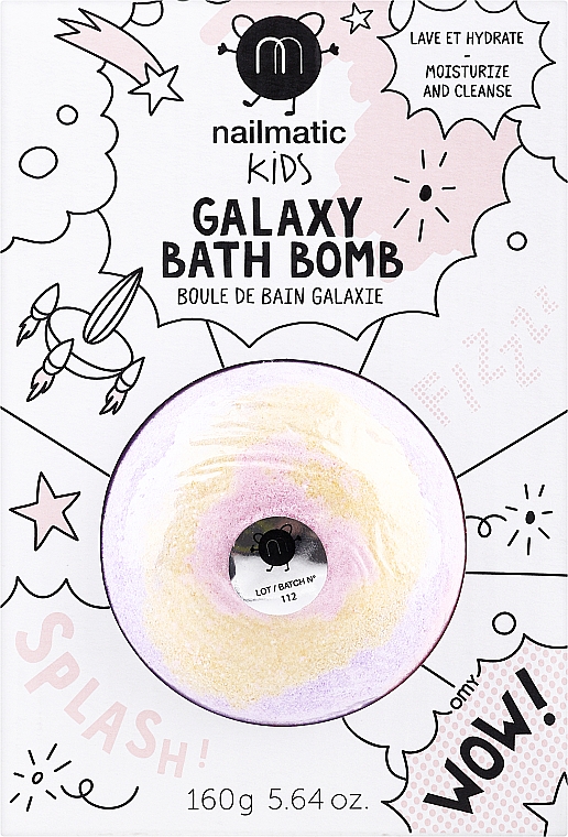 Бомбочка для ванной - Nailmatic Galaxy Bath Bomb Supernova — фото N1
