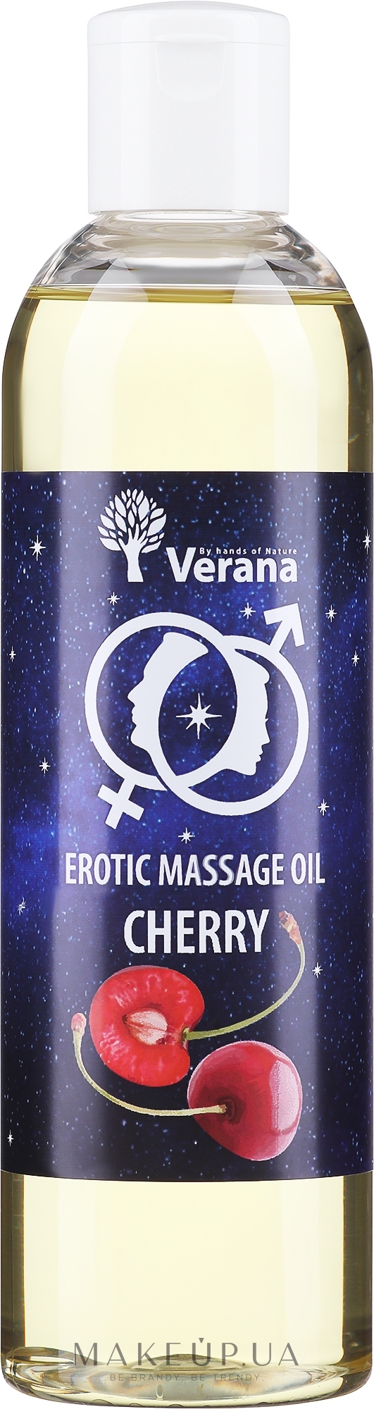 Олія для еротичного масажу "Вишня" - Verana Erotic Massage Oil Cherry — фото 250ml