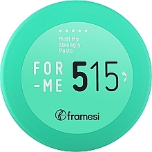 Парфумерія, косметика Паста матова екстрасильної фіксації - Framesi For-Me 515 Matt Me Strongly Paste