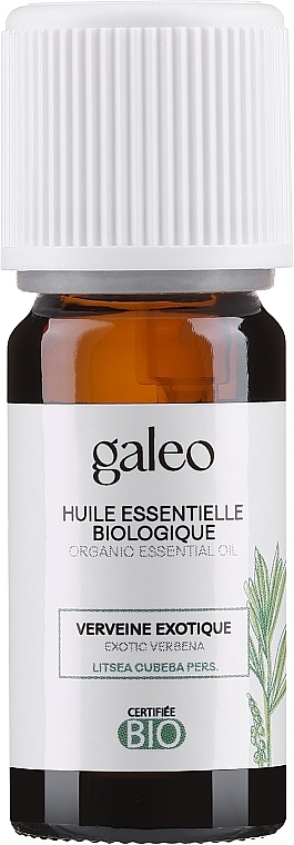 Органічна ефірна олія вербени екзотичної - Galeo Organic Essential Oil Exotic Verbena — фото N1