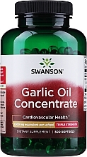 Парфумерія, косметика Харчова добавка "Часникова олія", 1500 мг - Swanson Garlic Oil