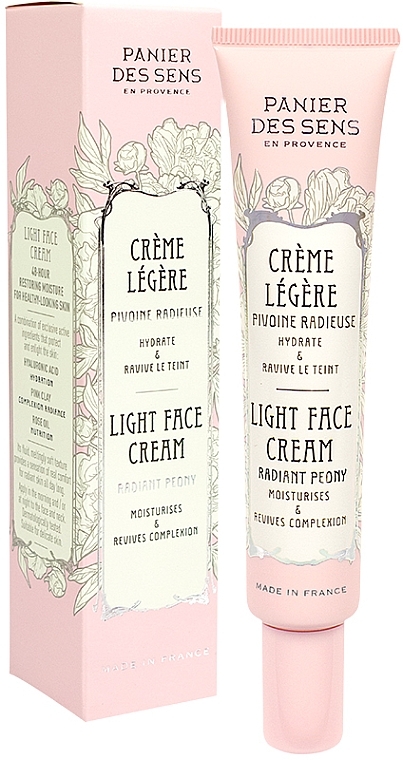 УЦЕНКА Лёгкий крем для лица - Panier des Sens Radiant Peony Light Face Cream * — фото N2