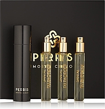 Духи, Парфюмерия, косметика Perris Monte Carlo Santal Du Pacifique - Набор (perfume/4x7,5ml + perfume case)