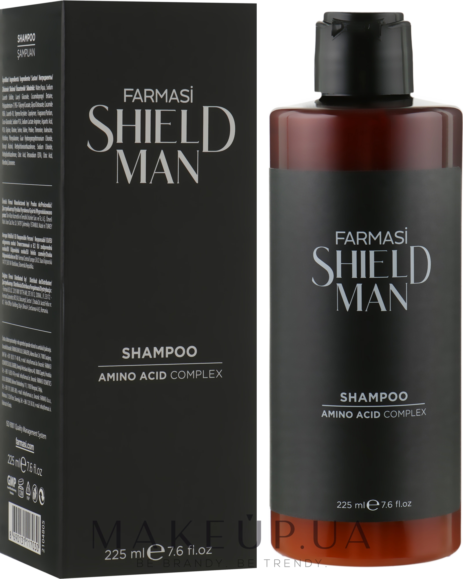Мужской шампунь - Farmasi Shield Man Shampoo — фото 225ml