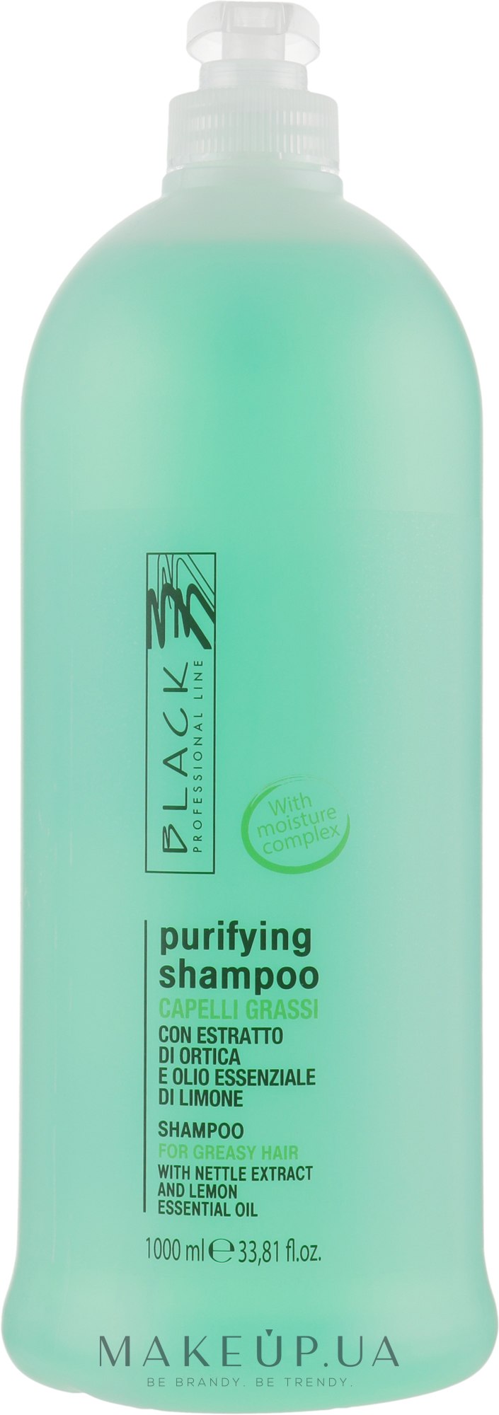Нормализующий шампунь для жирных волос - Black Professional Line Sebum-Balancing Shampoo  — фото 1000ml