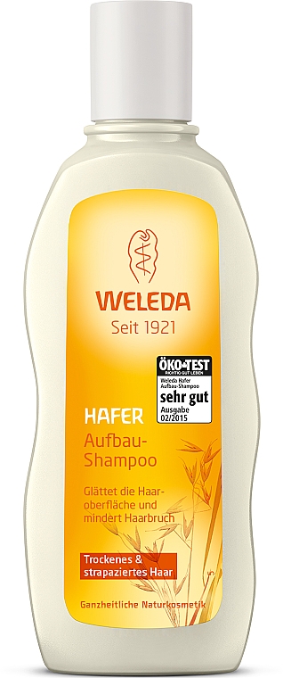 Шампунь-курс відновлюючий для сухого волосся з екстрактом вівса - Weleda Hafer Aufbau-Shampoo — фото N1