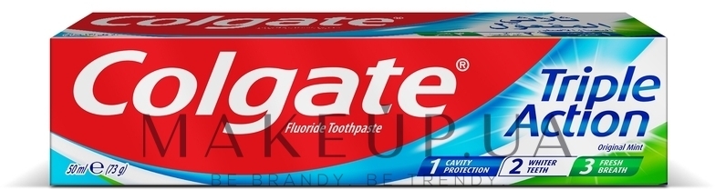 Зубна паста "Потрійна Дія" комплексна - Colgate Triple Action — фото 50ml