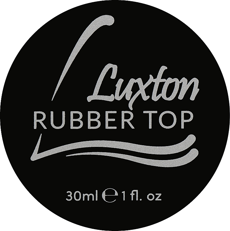 Верхнє покриття для гель-лаку (широка банка) - Luxton Rubber Top Coat — фото N1