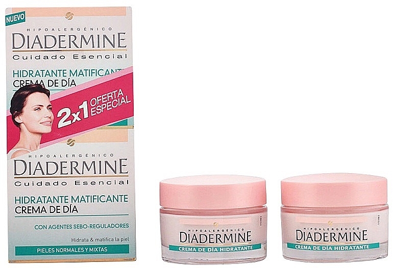 Зволожувальний і матувальний денний крем - Diadermine Hydrating & Mattifying Day Cream — фото N1
