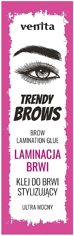 Клей для ламинирования бровей - Venita Trendy Brows Brow Lamination Glue — фото N1