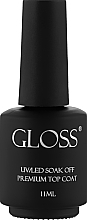 Духи, Парфюмерия, косметика УЦЕНКА Финишное покрытие с липким слоем - Gloss Company Soak Off Premium Top Coat *