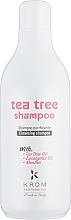 Шампунь очищающий с маслом чайного дерева, маслом эвкалипта и ментолом - Krom Tea Tree Shampoo — фото N3