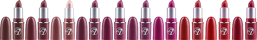 Набор губных помад, 10 шт - W7 Full On Pout Lipstick Collection — фото N2