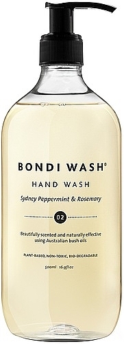 Засіб для миття рук "Сіднейська м'ята і розмарин" - Bondi Wash Hand Wash Sydney Peppermint & Rosemary — фото N1