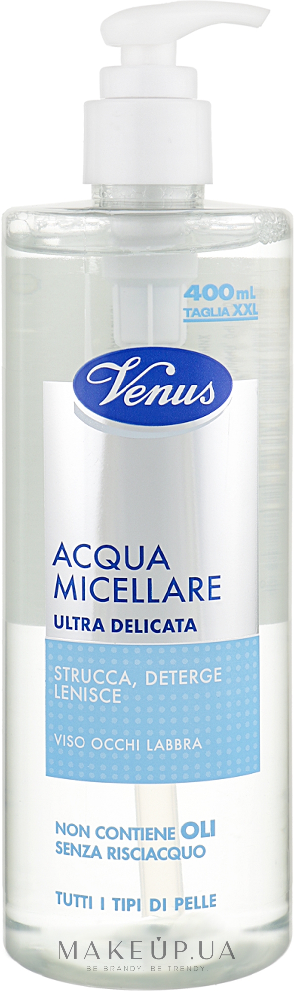 Ультра деликатная мицеллярная вода - Venus Acqua Micellare Ultra Delicata  — фото 400ml
