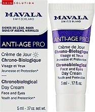 Крем хронобиологический омолаживающий дневной - Mavala Anti-Age Pro Chronobiological Day Cream (пробник) — фото N2