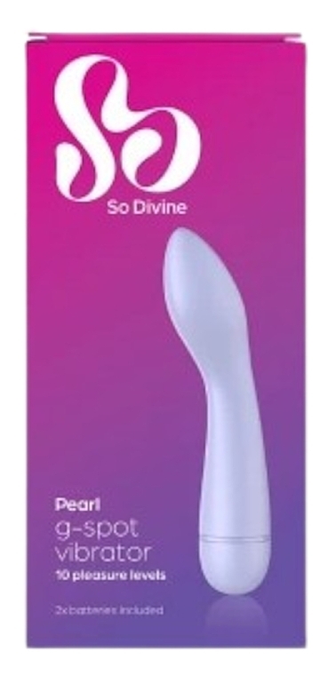 Мини-вибратор для точки G - So Divine Pearl Mini G-Spot Vibrator — фото N2