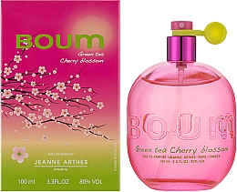 Jeanne Arthes Boum Green Tea Cherry Blossom - Парфумована вода — фото N2