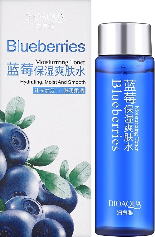 Тонер для лица с экстрактом черники - Bioaqua Blueberries Moisturizing Toner — фото N2