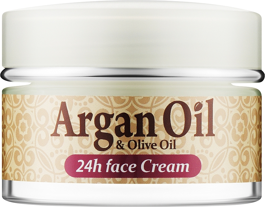 Крем для обличчя з аргановою олією 24 години, для нормальної та сухої шкіри - Madis Argan Oil Cream — фото N1
