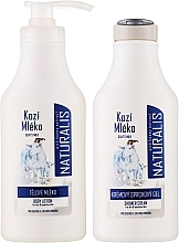 Набор - Naturalis Goat’s Milk Set (b/lot/350 ml + sh/gel/350 ml)  — фото N2