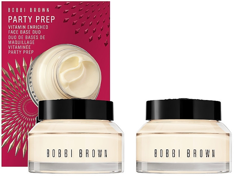 Набір - Bobbi Brown Party Prep Vitamin Enriched Face Base Duo (f/base 2x50ml) — фото N1