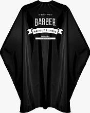 Накидка парикмахерская - Marmara Barber Cape Black Barber — фото N2